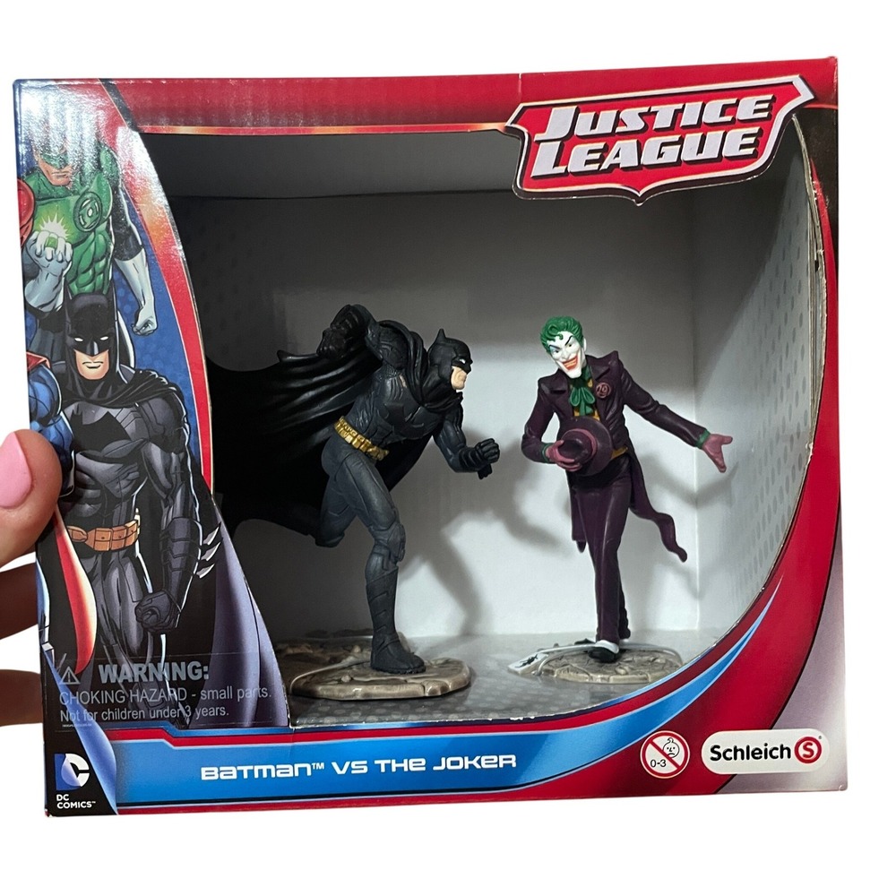 Schleich Justice League Batman vs The Joker Figure Set 22510 DC Comics New Box